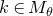 k element of upper M Subscript theta