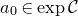 a 0 element of exp script upper C