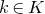 k element of upper K