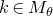 k element of upper M Subscript theta