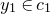 y 1 element of c 1