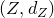 left parenthesis upper Z comma d Subscript upper Z Baseline right parenthesis