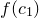 f left parenthesis c 1 right parenthesis