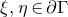 xi comma eta element of partial differential normal upper Gamma