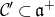 script upper C prime subset of German a Superscript plus