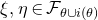 xi comma eta element of script upper F Subscript theta union normal i left parenthesis theta right parenthesis Baseline