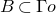upper B subset of normal upper Gamma o