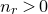 n Subscript r Baseline greater than 0