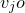 v Subscript j Baseline o