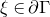 xi element of partial differential normal upper Gamma