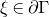 xi element of partial differential normal upper Gamma