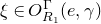 xi element of upper O Subscript upper R 1 Superscript normal upper Gamma Baseline left parenthesis e comma gamma right parenthesis