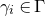 gamma Subscript i Baseline element of normal upper Gamma