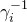 gamma Subscript i Superscript negative 1