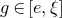 g element of left bracket e comma xi right bracket