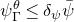 psi Subscript normal upper Gamma Superscript theta Baseline less than or equals delta Subscript psi Baseline psi overbar