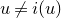 u not equals normal i left parenthesis u right parenthesis