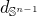 d Subscript double struck upper S Sub Superscript n minus 1