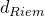 d Subscript normal upper R normal i normal e normal m