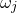omega Subscript j