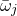 omega overbar Subscript j