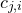 c Subscript j comma i