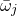 omega overbar Subscript j
