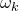 omega Subscript k