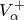 upper V Subscript alpha Superscript plus