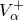 upper V Subscript alpha Superscript plus
