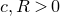 c comma upper R greater than 0