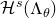 script upper H Superscript s Baseline left parenthesis normal upper Lamda Subscript theta Baseline right parenthesis