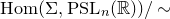 upper H o m left parenthesis normal upper Sigma comma normal upper P normal upper S normal upper L Subscript n Baseline left parenthesis double struck upper R right parenthesis right parenthesis slash tilde