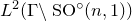 upper L squared left parenthesis normal upper Gamma minus normal upper S normal upper O Superscript ring Baseline left parenthesis n comma 1 right parenthesis right parenthesis