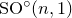 normal upper S normal upper O Superscript ring Baseline left parenthesis n comma 1 right parenthesis