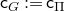 sans serif c Subscript upper G Baseline colon equals sans serif c Subscript normal upper Pi