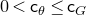0 less than sans serif c Subscript theta Baseline less than or equals sans serif c Subscript upper G
