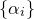 StartSet alpha Subscript i Baseline EndSet