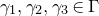 gamma 1 comma gamma 2 comma gamma 3 element of normal upper Gamma