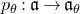p Subscript theta Baseline colon German a right arrow German a Subscript theta Baseline