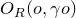 upper O Subscript upper R Baseline left parenthesis o comma gamma o right parenthesis