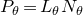 upper P Subscript theta Baseline equals upper L Subscript theta Baseline upper N Subscript theta