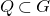 upper Q subset of upper G