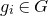 g Subscript i Baseline element of upper G