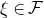 xi element of script upper F