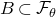 upper B subset of script upper F Subscript theta