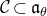 script upper C subset of German a Subscript theta