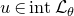u element of normal i normal n normal t script upper L Subscript theta