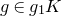 g element of g 1 upper K