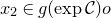 x 2 element of g left parenthesis exp script upper C right parenthesis o
